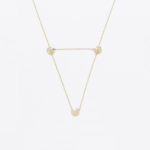 Lariat Round Necklace