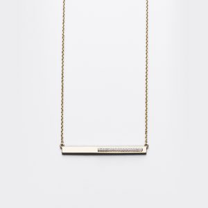 Single Horizontal Bar Long Pendant