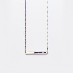 Single Horizontal Bar Short Pendant