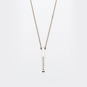 Single Vertical Bar Short  Pendant