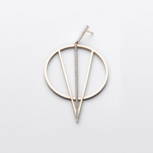Large VOP Signature Earrings