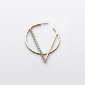 Victory Large V Earrings
