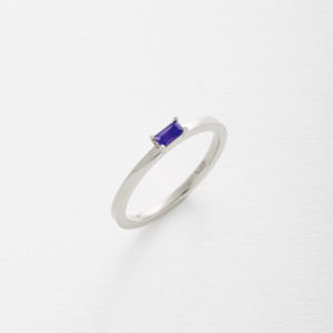 Asteria Blue Sapphire Stack Ring