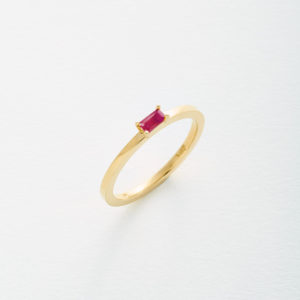 Asteria Ruby Stack Ring