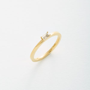 Asteria White Sapphire Stack Ring