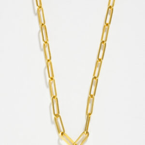 Large Paper Clip Necklace