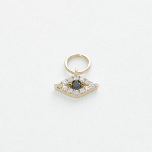 Small Diamond Evil Eye Pendant
